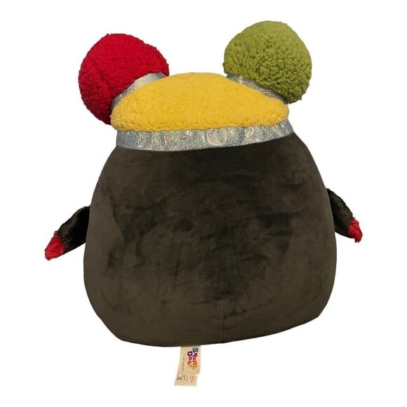 NWT SQUISHMALLOWS Squish-Doos 14" Plush BALNI TOUCAN With Poms Hat - Picture 2 of 5